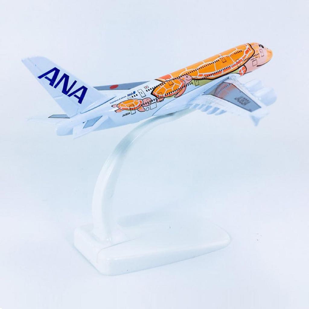 ARCADORA 1500 Scale 15cm Aircraft ANA Sea Turtle Painting Alloy Airplane Model