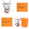 Backpacking Camp Stove Foldable Backpacking Stove Portable Small Camping Stove Piezo Ignition Cooking Gear Windproof Hiking