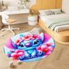 1pc Stitch Round Area Rug , Playroom Bedroom Living Room Indoor Decor Rug , Perfect for Leisure Areas , Bedside , Cloakroom , and Outdoor Sp