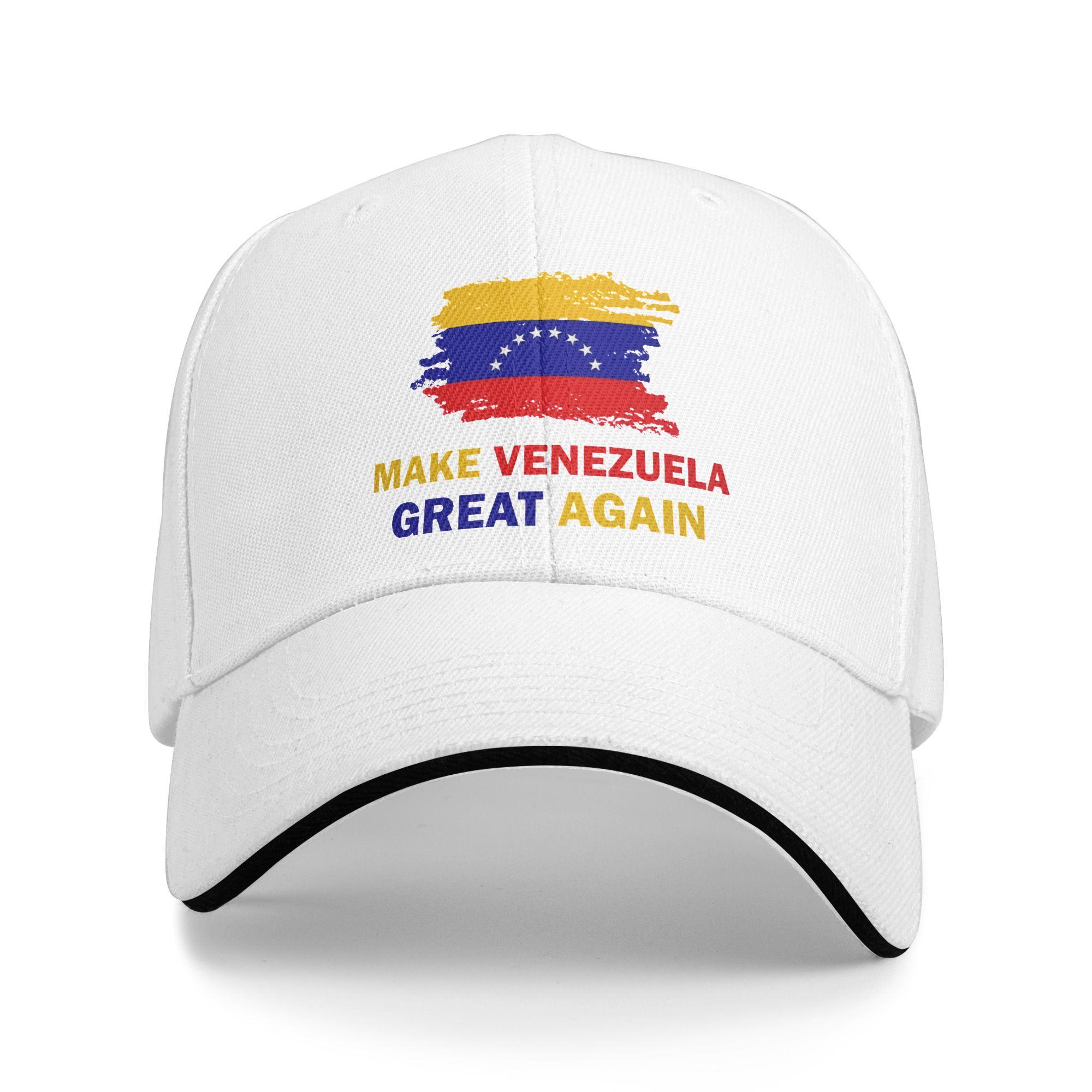 Unisex Venezuela for Venezuelan with Venezuelan Flag Day Outdoor Hat Adjustable Cap New Baseball Cap Sunscreen Hats One Size