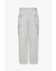MAN ON THE BOON Men'S One-Pleat Cotton Cargo Pants_Light Grey 4714104015