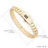 New Monaco Bracelet, 14K Gold Plated, Luxurious and High-end, a Perfect Christmas, New Year's, or Birthday Gift for Women.