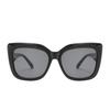 INS New Trendy Sunglasses Fashion Large Frame Sunglasses for Women TEMU High-End Model Sunglasses