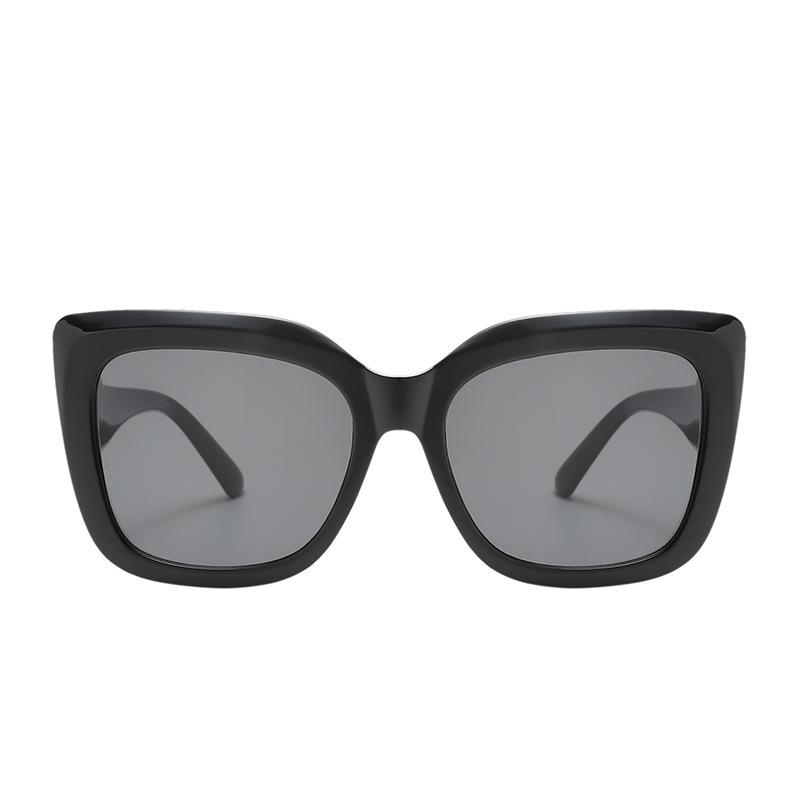 INS New Trendy Sunglasses Fashion Large Frame Sunglasses for Women TEMU High-End Model Sunglasses