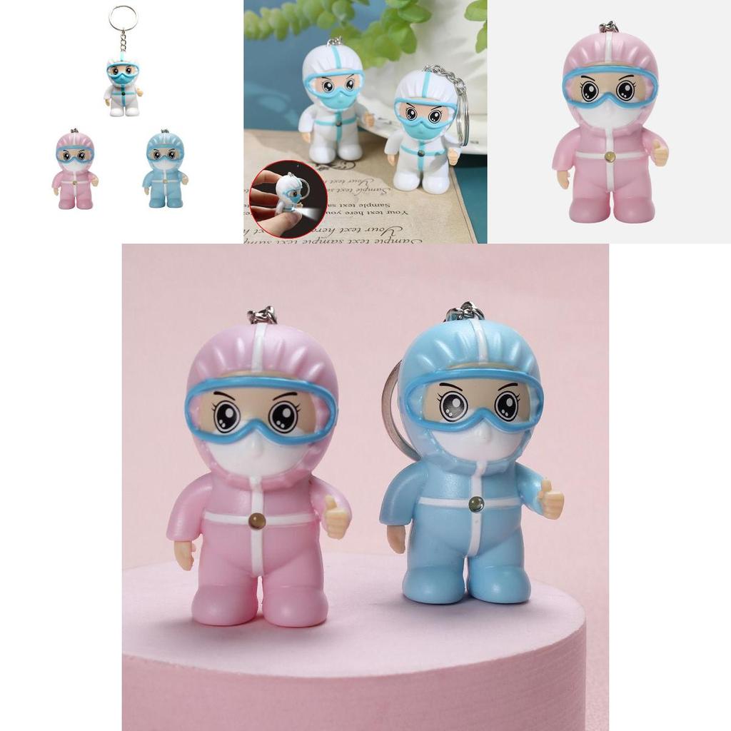 Luminous Souvenir Keychain With Bravery And Kindness Of Medical Staff