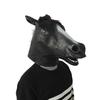 [ShuaWdk] Lustige Pferdemaske Realistischer Tierkopf für Halloween-Kostüme. Gummi-Cosplay-Requisiten für Kostümpartys und Geburtstage (Schwarzer Pferdekopf)