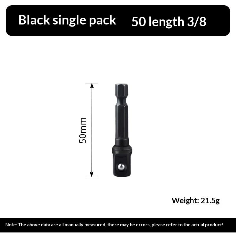 Texture1 Set 1 4 Drive Impact Socket Adapter Reducer Square Socket Drill Bit Bar Adapter Durable Steel for Garage Mechanics
