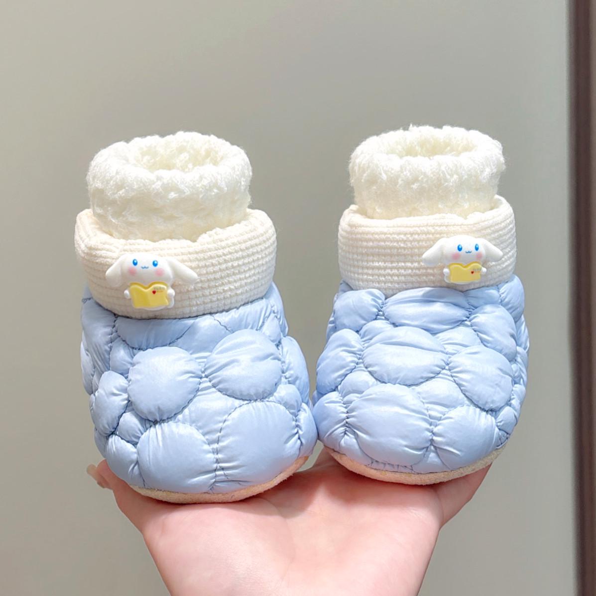 

Baby Plush Warm Socks Shoes – Cute Windproof, Anti-Drop, Soft Sole for Boys & Girls 0-1 Year S Inner Length 11.5cm (0-7 Months)