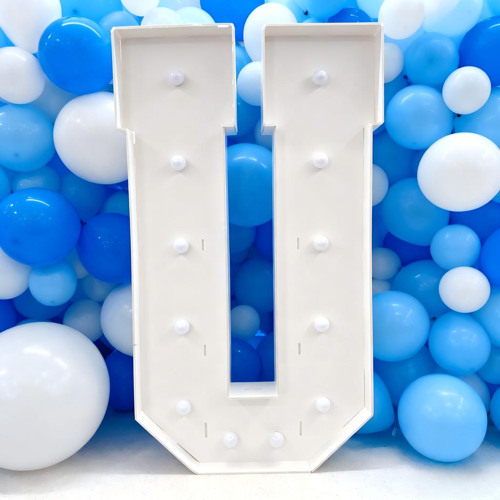 With Warm Lights 1Pc 120cm DIY LED Letter Light 3D KT Board Party Decoration Suitable for Birthday Party,Anniversary DIY Gifts