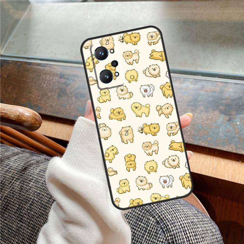 

Pomeranian Dog Case For Realme 11 12 13 14 Pro Plus C53 C55 C51 C25 C63 C61 C65 C67 C71 C75 GT6 GT7 15 Pro Realme C71 4G