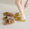 Casual women's summer new bag head slippers retro versatile without heel half drag outside sandals