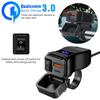 60W PD Dual QC3.0 Motorcycle USB Charger Fast Charging With Voltmeter Thermometer Digital Display Mobile Phone Charger Socket