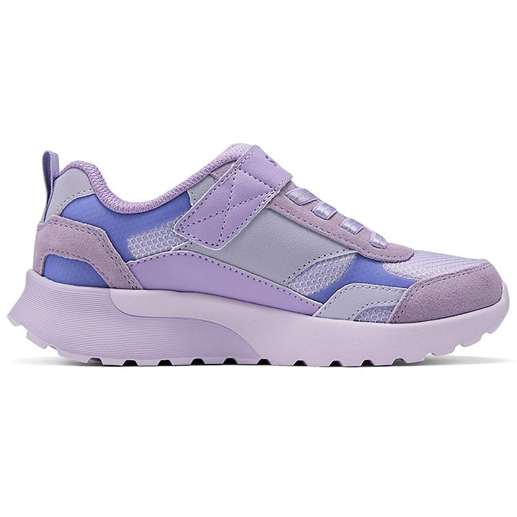 Skechers Kids Fashionable Versatile Outdoor Lightweight Slip-Resistant Shock-Absorbing Low-Top Casual Shoes Kids sneaker Purple 310271L-LAV