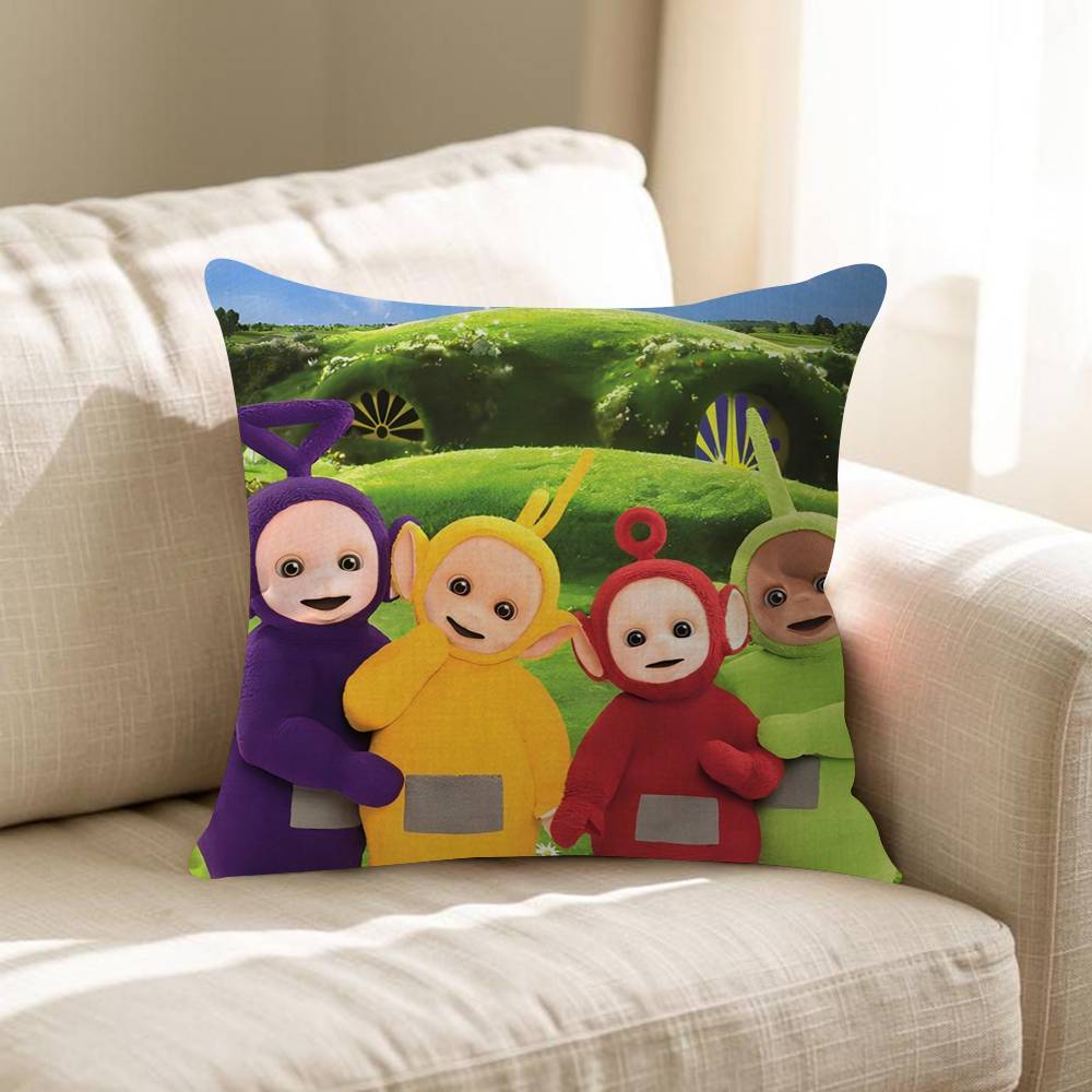 Cartoon TTeletubbies Cushion Cover Decorative Pillow Sofa Home Decor Case Pillow Cases