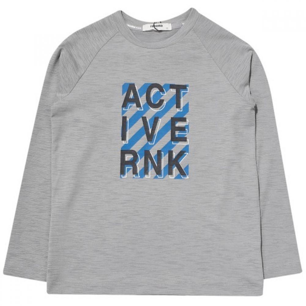 

[renoma Kids] Lenoma Kids Boys Long Sleeve Melange T shirT Melange/120