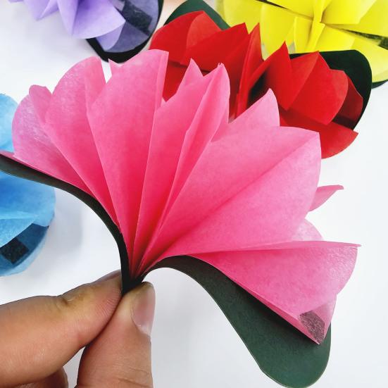 9Pcs Flower Magic Trick Props for Beginners Easy to Use Street Stage Magician Toy Set Colorful Magic Tricks Portable Magic Set