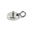 Magnetischer Hakenmagnet Suchmagnet Starker Neodym-Bergungsmagnet Tiefseefischereimagnet mit Ring Runder Leistungsstarker Suchmagnet