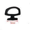 Aluminium Door Window EPDM Rubber Sealing Strip Sliding Screen Sash Seals Gasket 5/6/7mm10m Black
