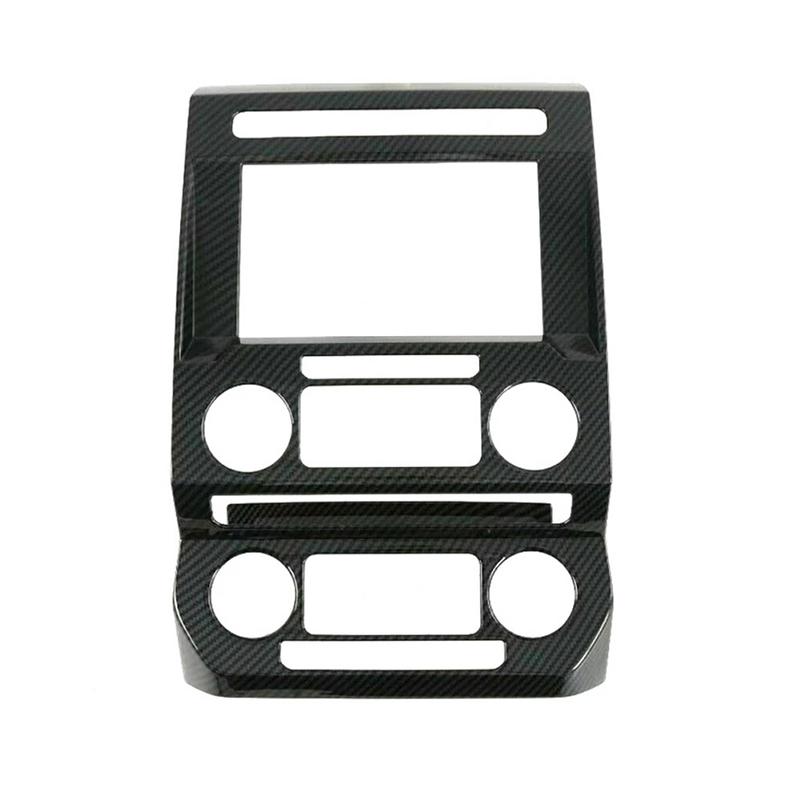 ABS Carbon Fiber Inner Navigation Frame Cover Trim For Ford Raptor 2015-