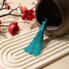 8Cm Pull Circle Fringed Ear Polyester Fringed Antique Hanging Ear Bookmark Sachet Jewelry Accessories Diy Small Pendant