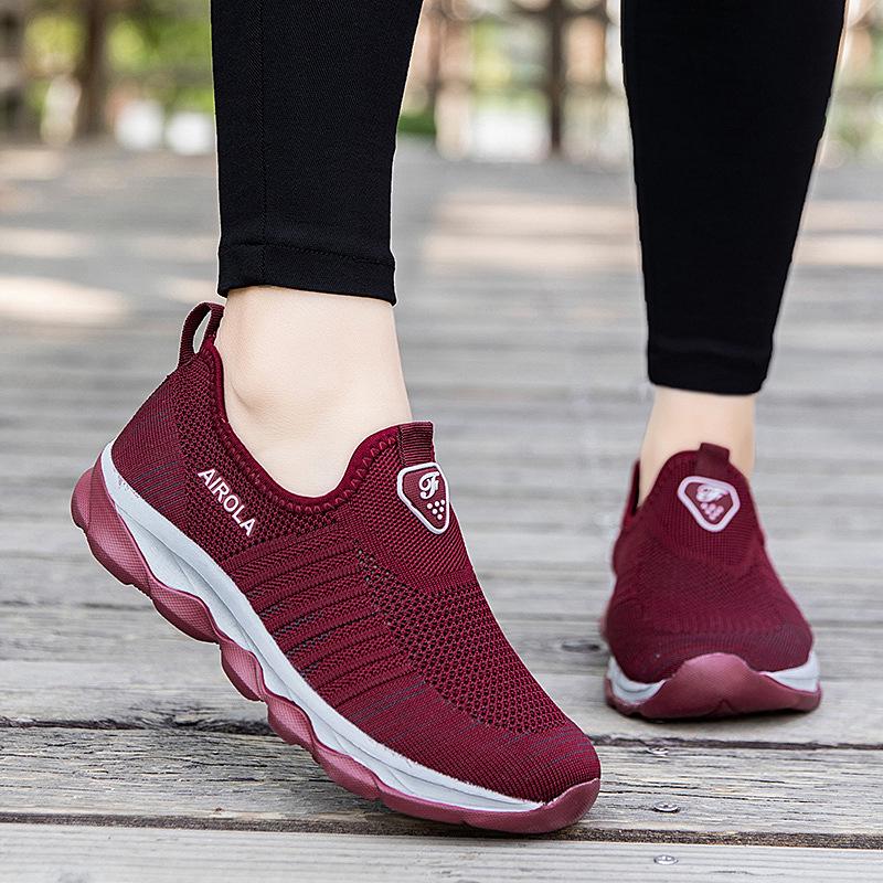 Non-slip Elderly Women's Casual Shoes - Comfortable Soft Sole Walking Shoes for Spring/Summer