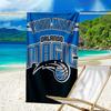 Custom Name Beach Towel Orlando Basketball Beach Towel, Soft Microfiber, Gift for Her/Him, Birthday, for Pool, Beach, Travel, Fan Gifts