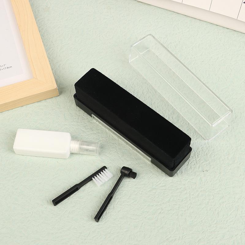 Vinyl Record Cleaning Kit - Plastic Brush & Cleaner - Anti-Static Album Cleaning Set For Record Player And Gramophone