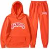 Tide Brand Sweater Set BACKWOODS Printed Men's and Women's Fleece Hoodie Two-piece Set