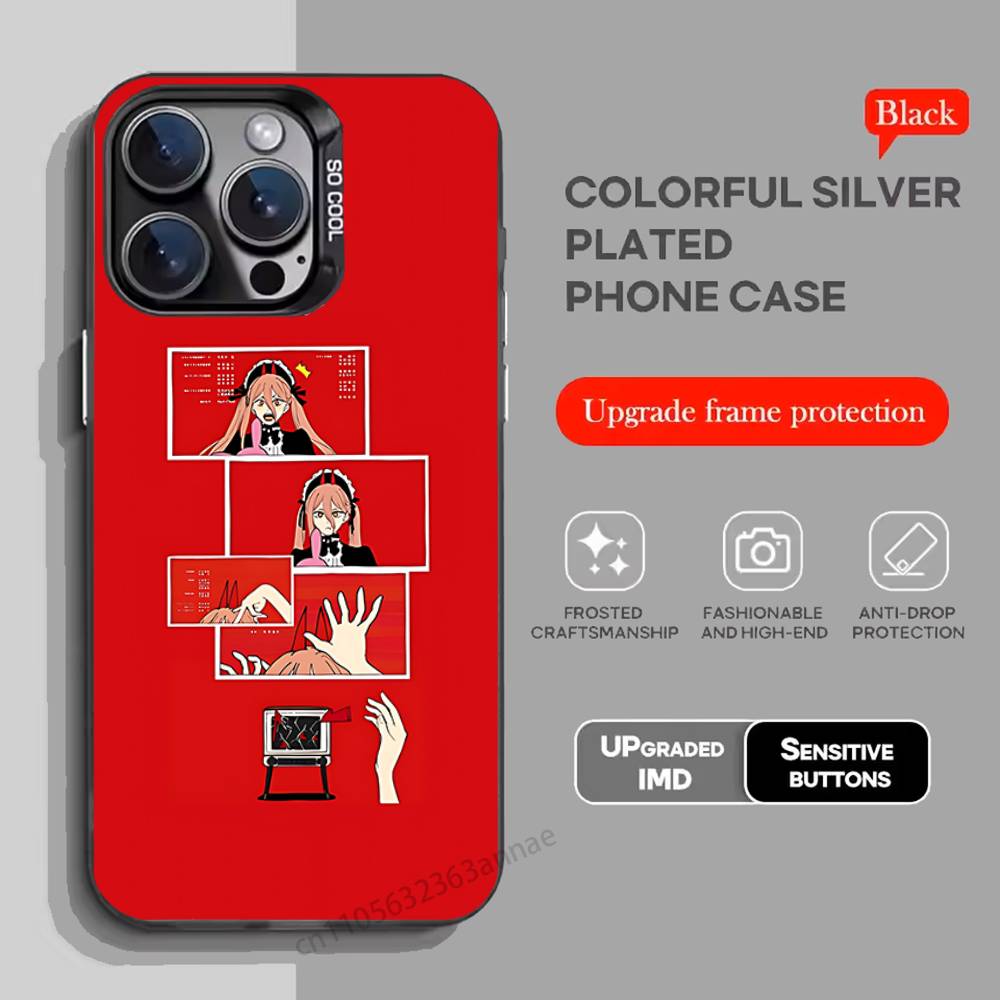 Anime C-Chainsaw Man phone Case for iPhone 17 11 12 Pro Max Plus Mini Air SE 16e 14 15 16 13 Soft Shell