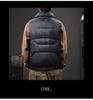 2025 Men's Winter Lightweight Duck Down Vest - Stand Collar, White, Trendy Sleeveless Outerwear.
