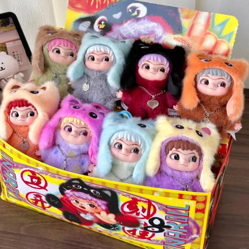 Latest Wakuku V3 Vinyl Plush Doll 3.0 Keychain Pendant Action Figurine Anime Surprise Bag Toy For Kidss Cute Wakuku