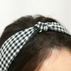 UNI.J Check Pattern Head-Band Ia136