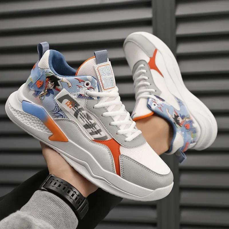 Sneakers Male Vulcanized Shoes Lace-up Outdoors Men‘s Comfortable Casual Footwear Breathable Modern Sport Shoes for Men