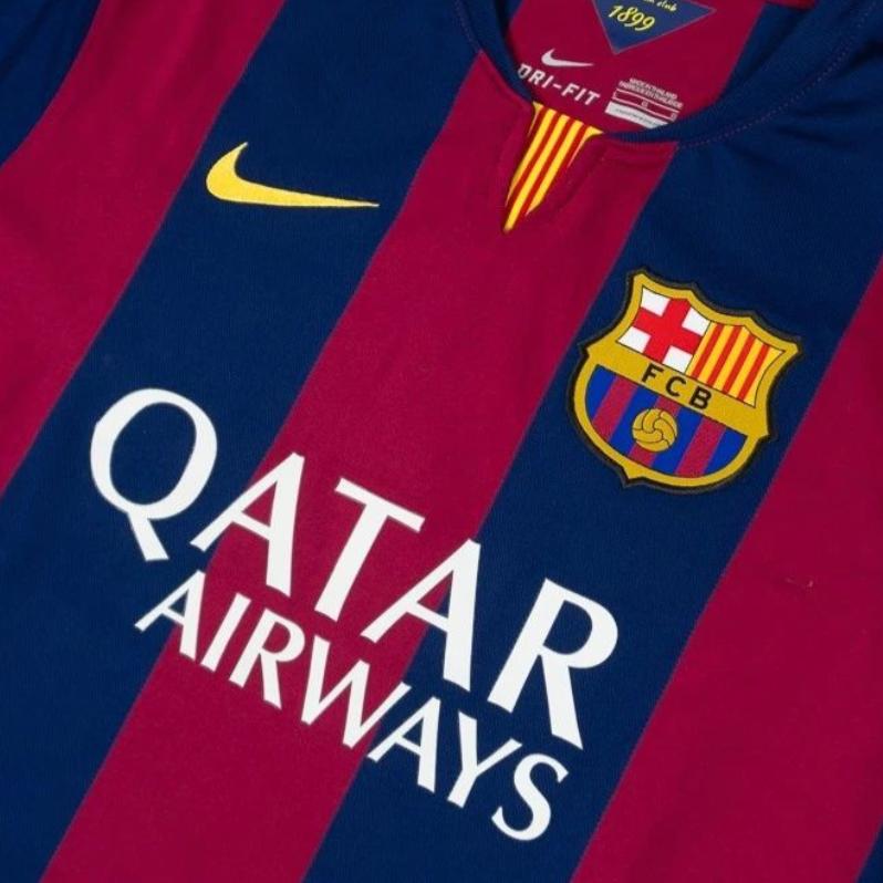 Nike FC Barcelone Andres Iniesta Maillot Saison 2014-2015 Homme hauts 610594-423