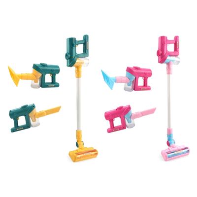 Simulation Cleaning Vacuum Cleaner Toy with Lights Realistic Sounds New Year Christmas Gift for Kids Educational Toy