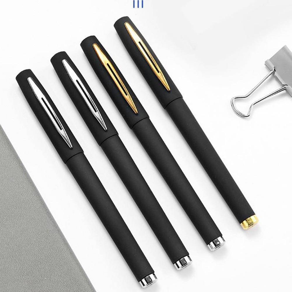1PCS Gel Pen 0.5mm Smoothing Writing Black Blue Ink Gel Pen Ballpoint Pen School Office Student Writing Stationery Supply