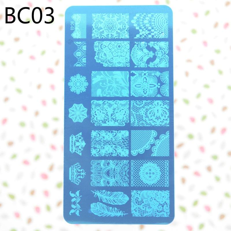 Nail Fashion 12x6cm New 10 Designs Flower/Christmas DIY Polish Stamping Nail Stamp Templates Nail Ar