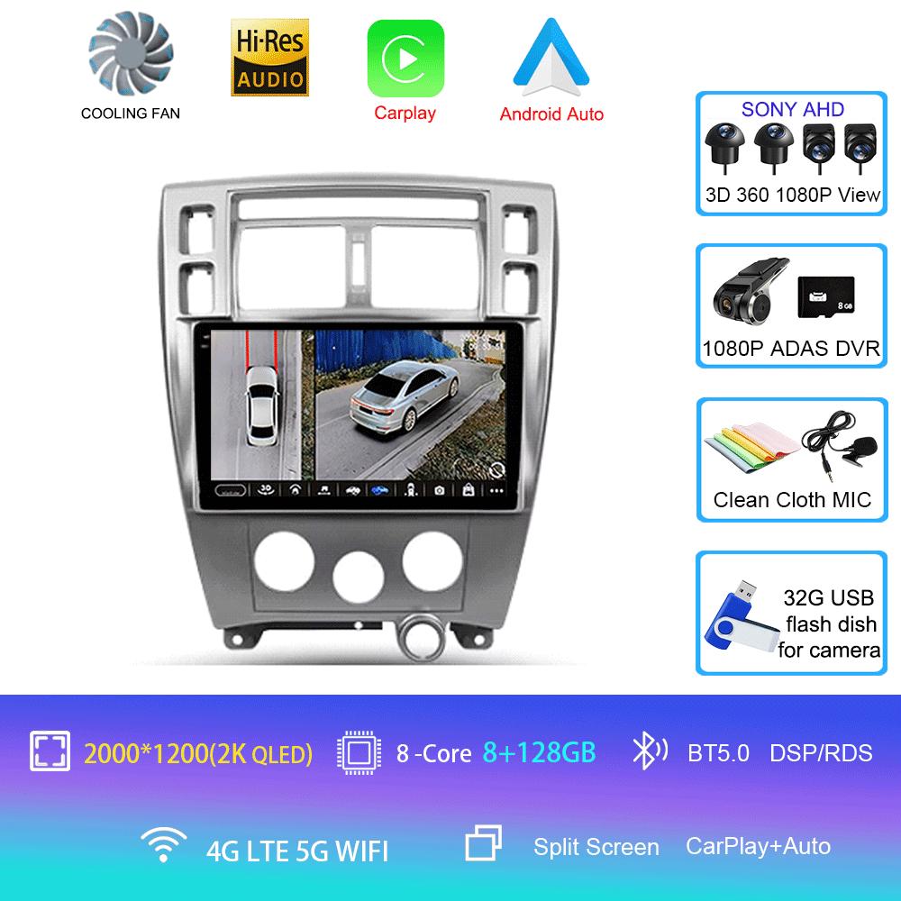 Android 14 Car Radio For Hyundai Tucson 1 2004 - 2009 Multimedia Video Player Navigation Stereo GPS No 2din 2 Din Dvd