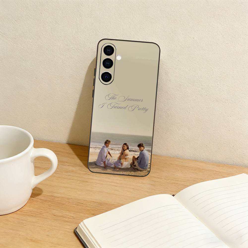 The S-Summer I Turned Pretty    Phone Case For Samsung Galaxy A73,A72,A71,A70,A53,A52,A51,Others Soft Black Cover