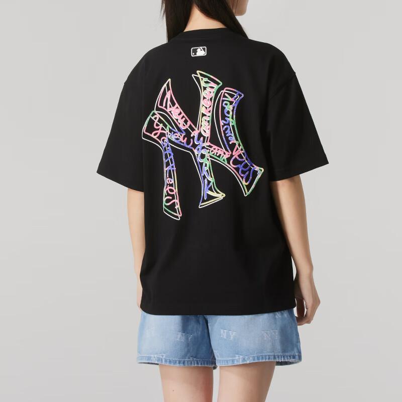 New MLB New York Yankees T Shirt Unisex Black 3ATSB0953-50BKS