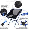 Chaise pliante d'extérieur portable tube en aluminium pêche camping plage