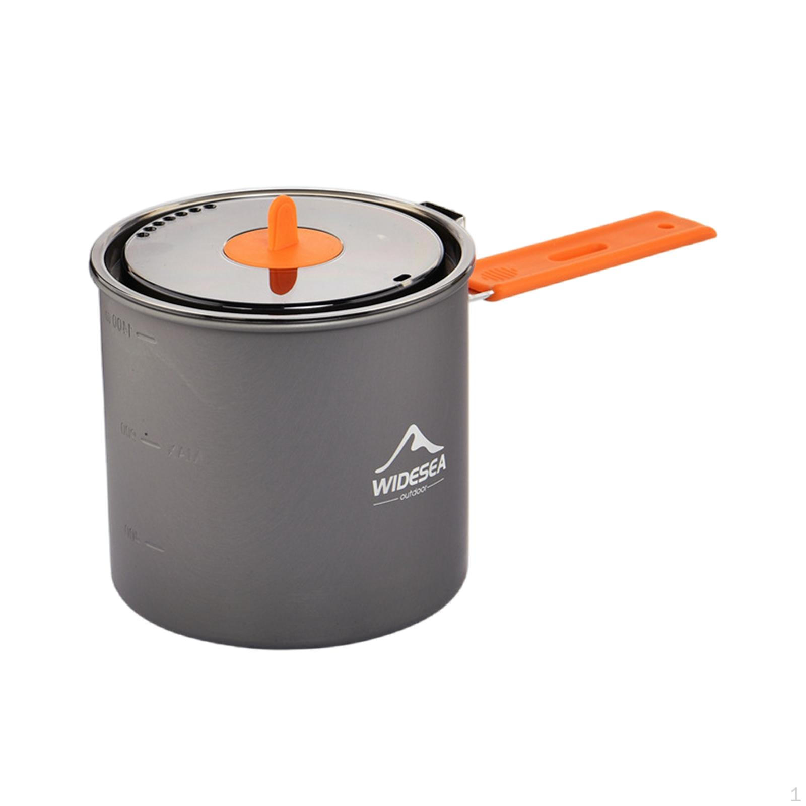 Camping Cooking Pot Outdoor Camp Liter Lightweight Backpacking Hiking - Outstanding Times &