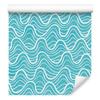 Turquoise Waves Wallpaper for Living Room and Bedroom 50x1000