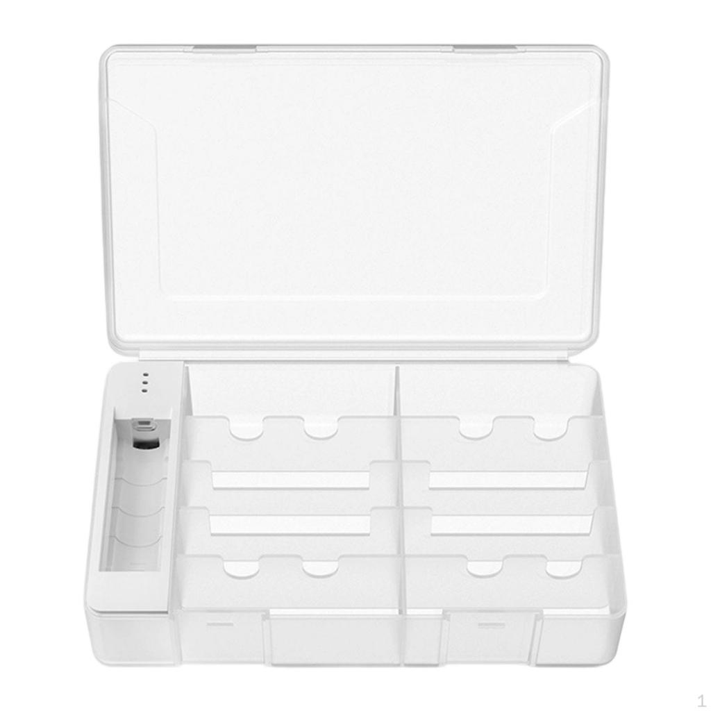 Battery Storage Case AA/AAA Container Practical Carrying Portable Stable Anti Collision