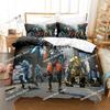 Game Exoprimal Bedding Set Printed Duvet Cover Sheet Pillowcase Bed Soft Quilt Cover Full Queen King Size 3D Anime Bed Sheet Set