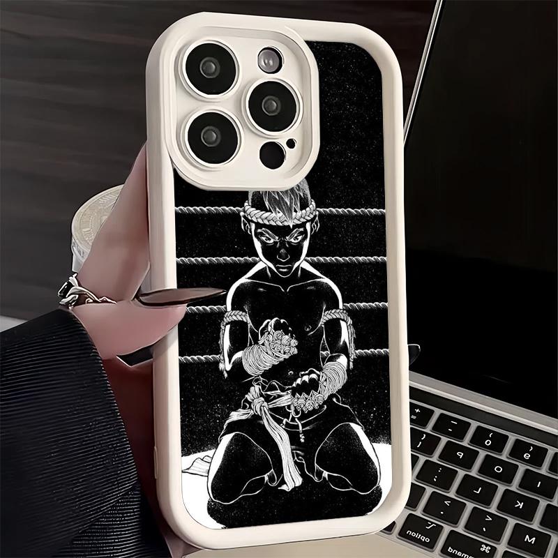 Phone Case for iPhone 17 Air 16E 15 16 Pro Max Muay Thai Fight Boxing Cover 14 Plus 13 12 Mini Soft Shell Silicone Fundas