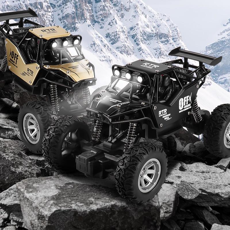 Climb With Style Alloy Off-road Rc Climbing Car With Lights For Kids