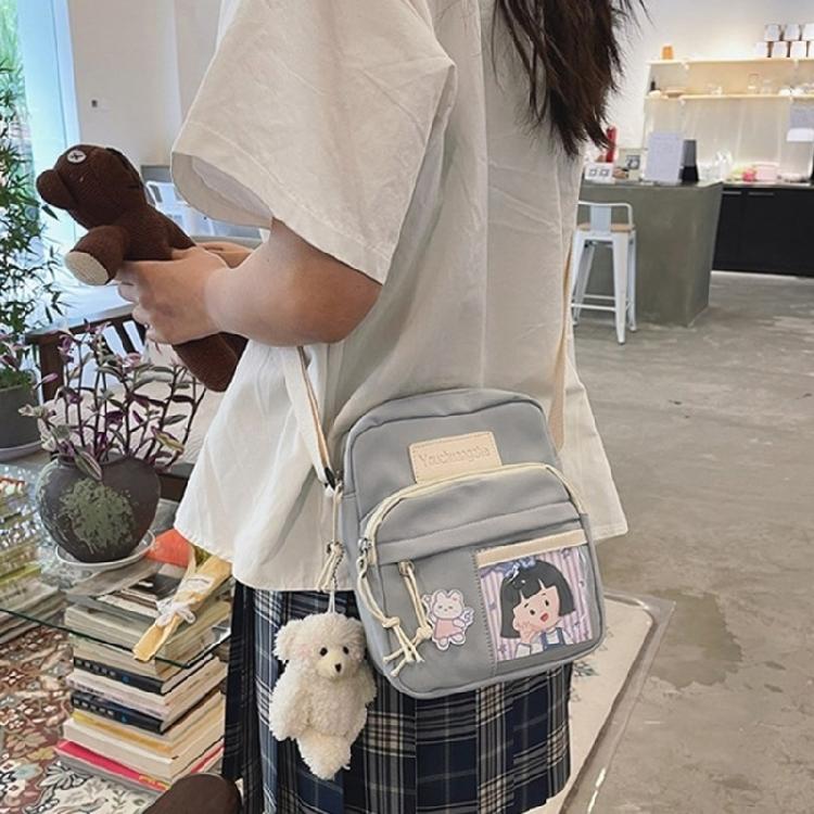 Cute and Practical Crossbody Bag Japanese Aesthetic Durable Nylon Shoulder Bags