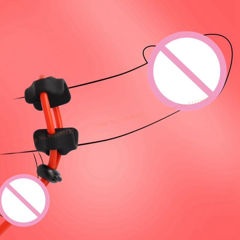 Male Lasting Cockring Delay Ejaculation Adjustable Penis Ring Rope Adult Products Silicone Cock Rings Sex Toys for Adults Men