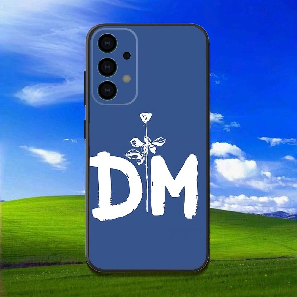 Band D-DepecheS M-Mode Phone Case For Samsung Galaxy A13,A21s,A22,A31,A32,A52,A53,A71,A80,Soft Black Shell
